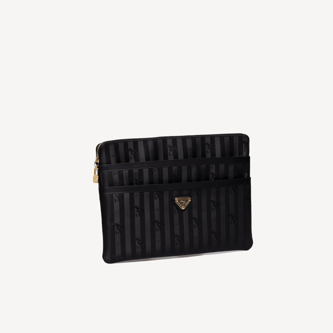 SCHÖTZ | Laptoptasche classic schwarz/gold - SEILTICH