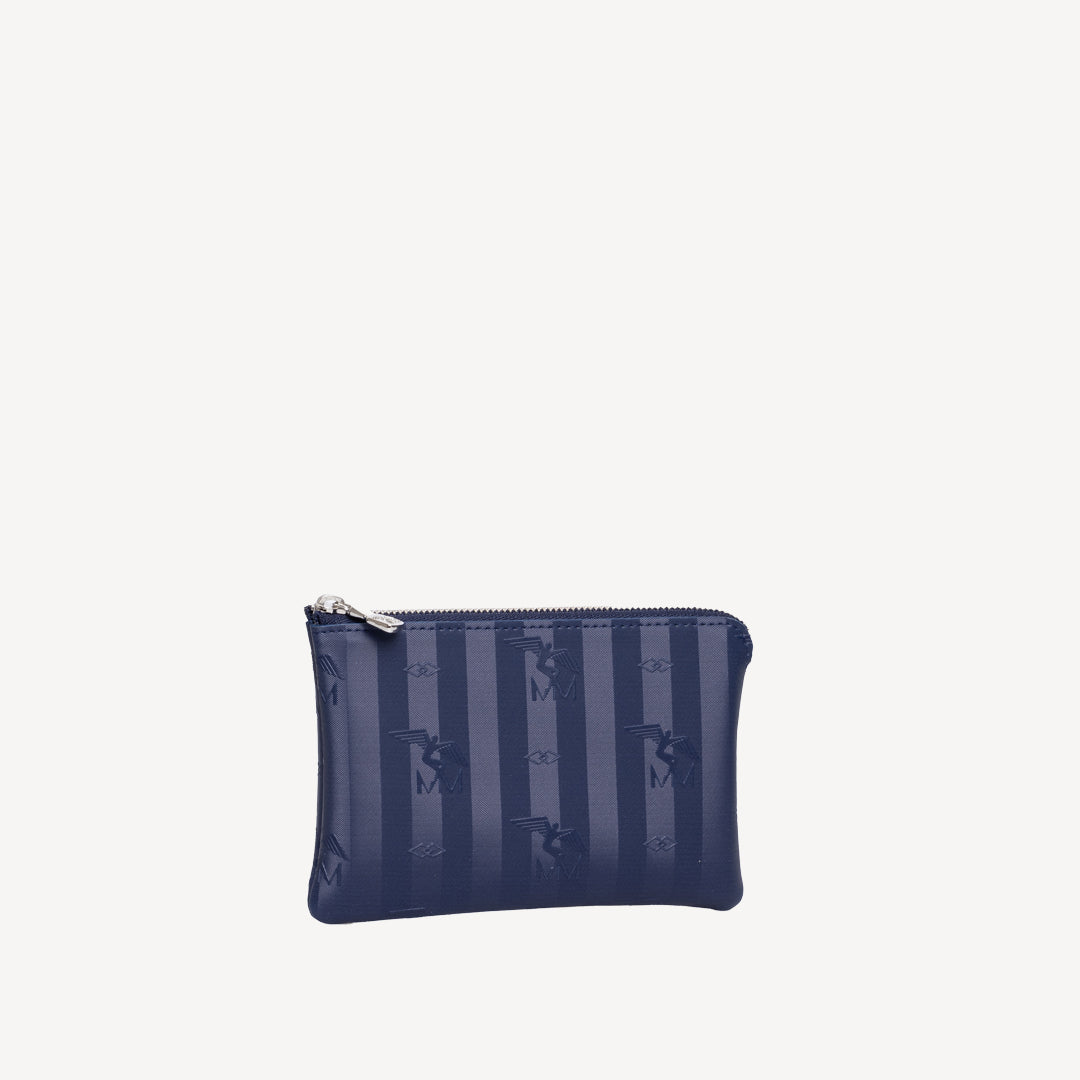 ALBIS | Schlüsseletui midnight blau/silber - seiltich