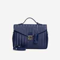 MARLY | Umhängetasche midnight blau/silber