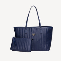 BERN | Shopper bleu nuit/argent