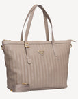 GISWIL | Businesstasche taupe grau/gold - seiltich