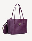 GENF | Shopper plum violette/gold - seiltich