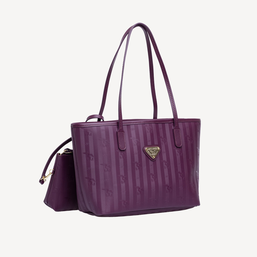 GENF | Shopper plum violette/gold - seiltich