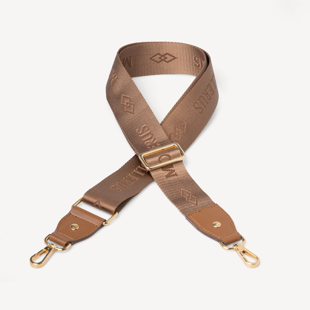 ALADDIN |  Schulterriemen Pecarus braun/beige/schwarz/gold - frontal