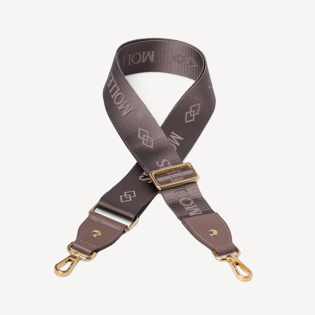 ALADDIN | Straps terra braun/gold - frontal