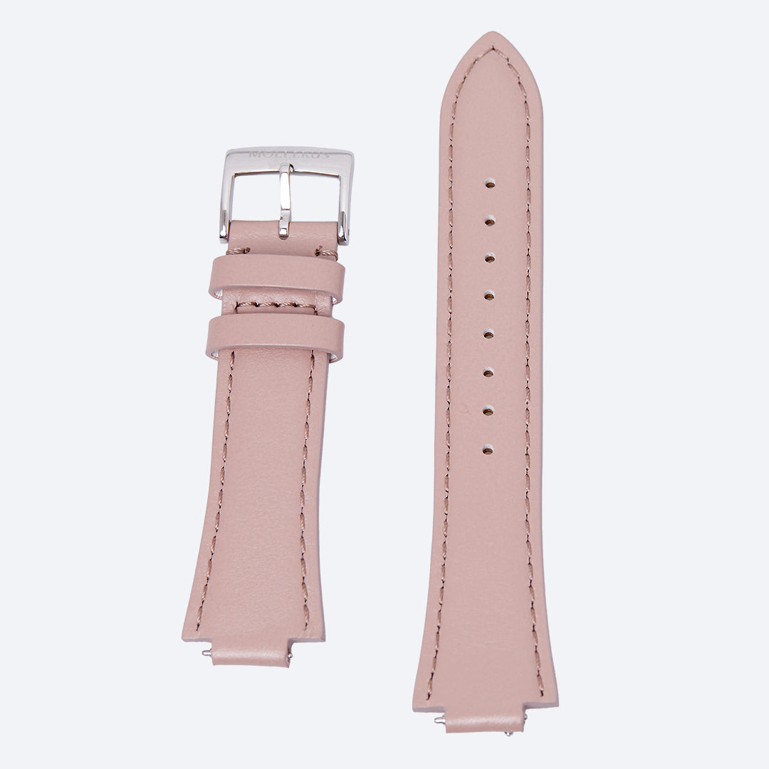 FIRST ENGELBERG |  Armbanduhr Edelstahl Zifferblatt rosé - riemen