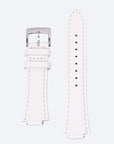 FIRST ENGELBERG |  Armbanduhr Edelstahl Zifferblatt weiss - riemen