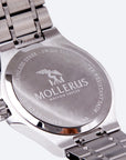 FIRST LADY ENGADIN | Armbanduhr Edelstahl Zifferblatt schwarz/ Lünette Swarovski- innen