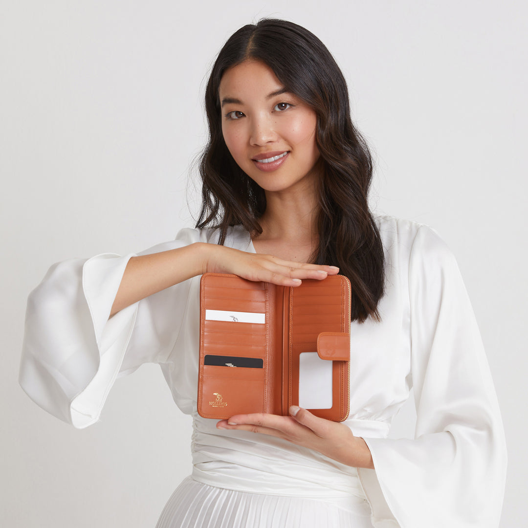 MATTERHORN | Portemonnaie sahara braun/gold - on body