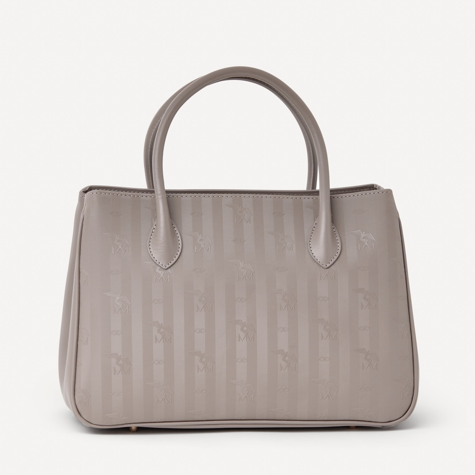DONAT | Handtasche taupe/gold- von hinten