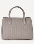 DONAT | Handtasche taupe/gold- von hinten