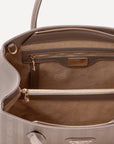 DONAT | Handtasche taupe/gold- von innen