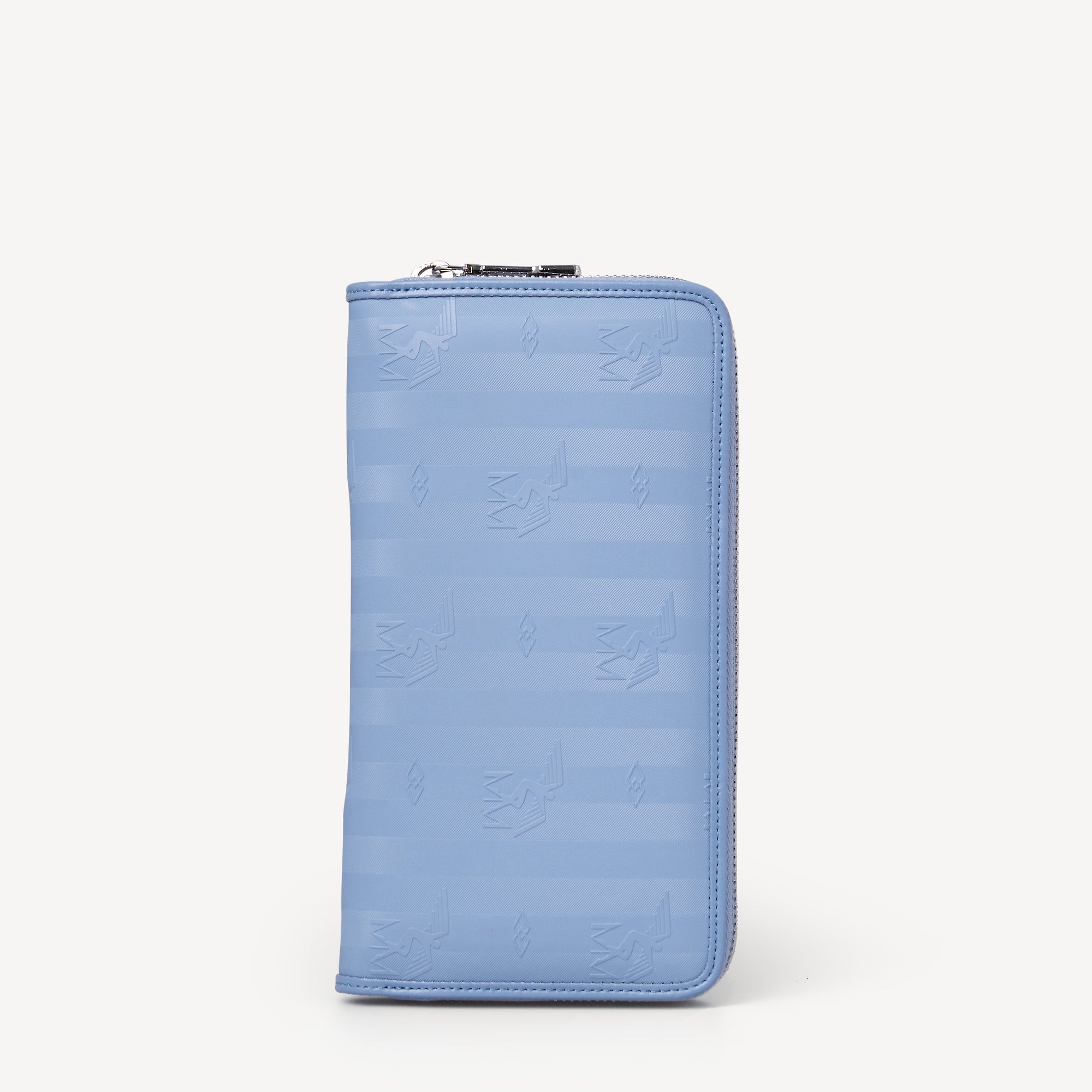 CLARIDEN | Portemonnaie sky blau/silber - FRONTAL