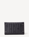 SOGLIO | Handtasche classic schwarz/silber- von unten
