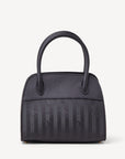 SOGLIO | Handtasche classic schwarz/gold - von hinten