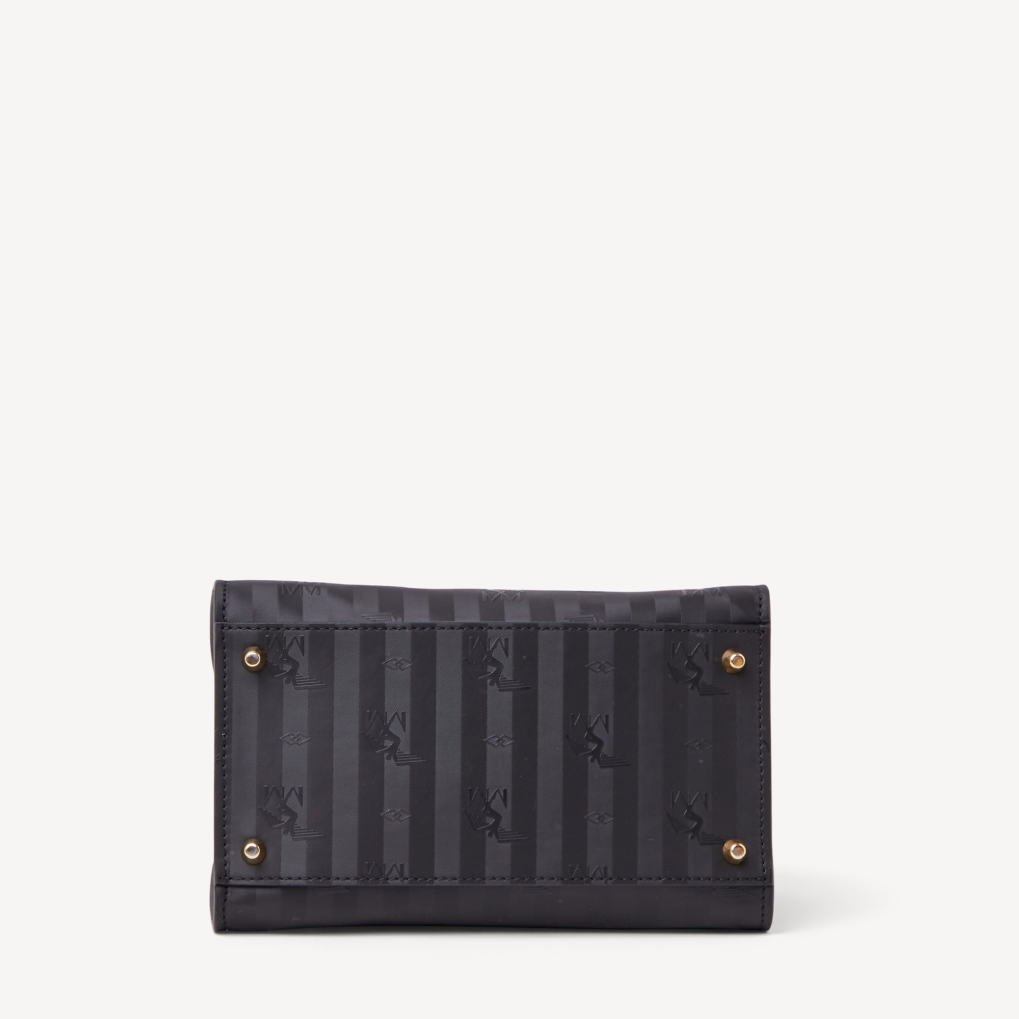 SOGLIO | Handtasche classic schwarz/gold- von unten