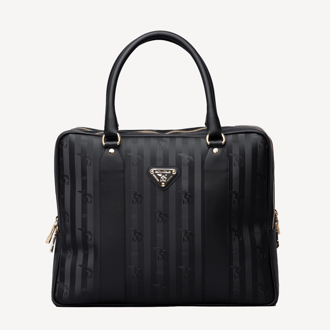 SIAT | Businesstasche classic schwarz/gold - frontal