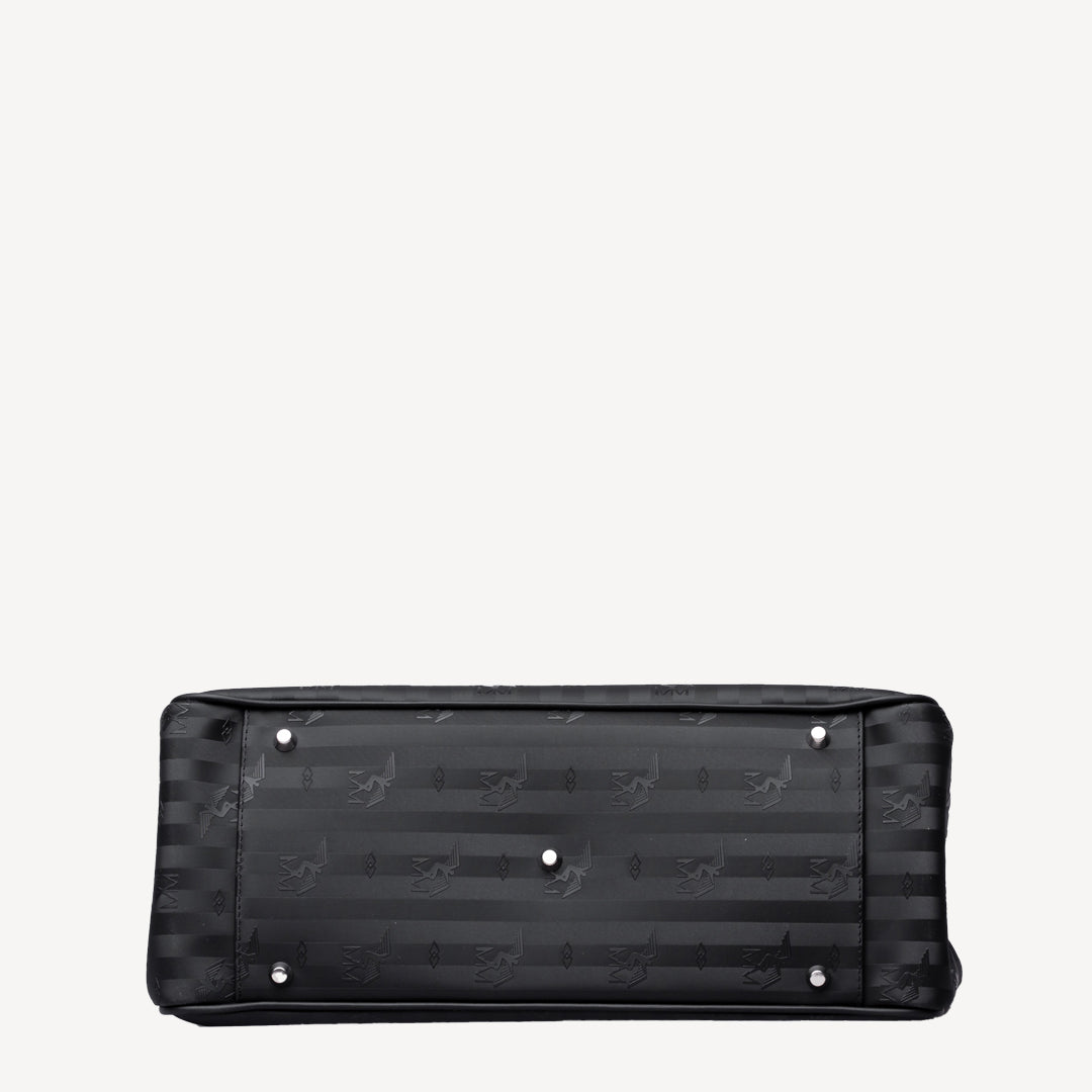 SULZ | Handtasche  classic schwarz/silber - von unten