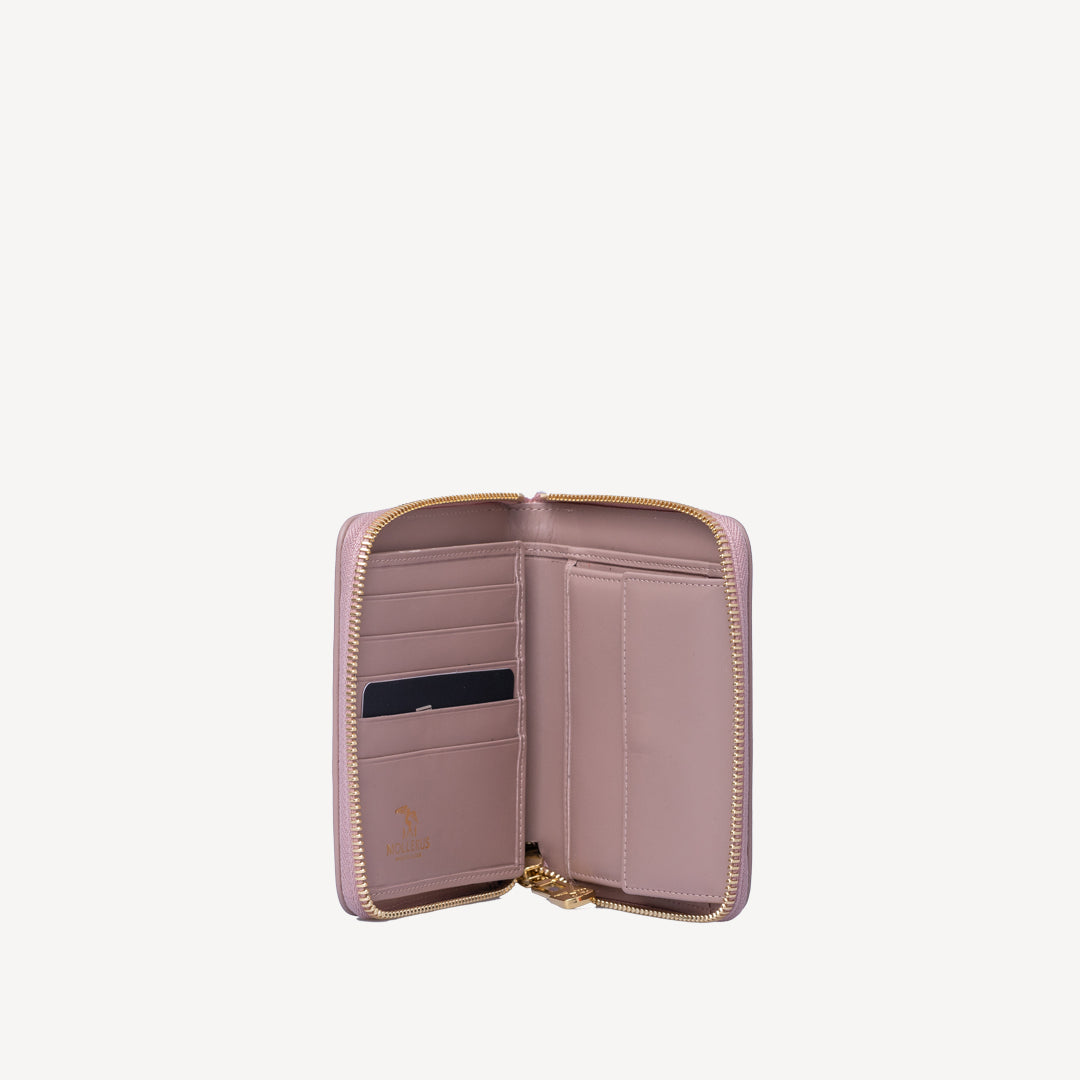 NIEDERHORN | Portemonnaie soft rosé/gold - innen