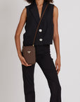 WILDHORN | Handyportemonnaie terra braun/gold- on body