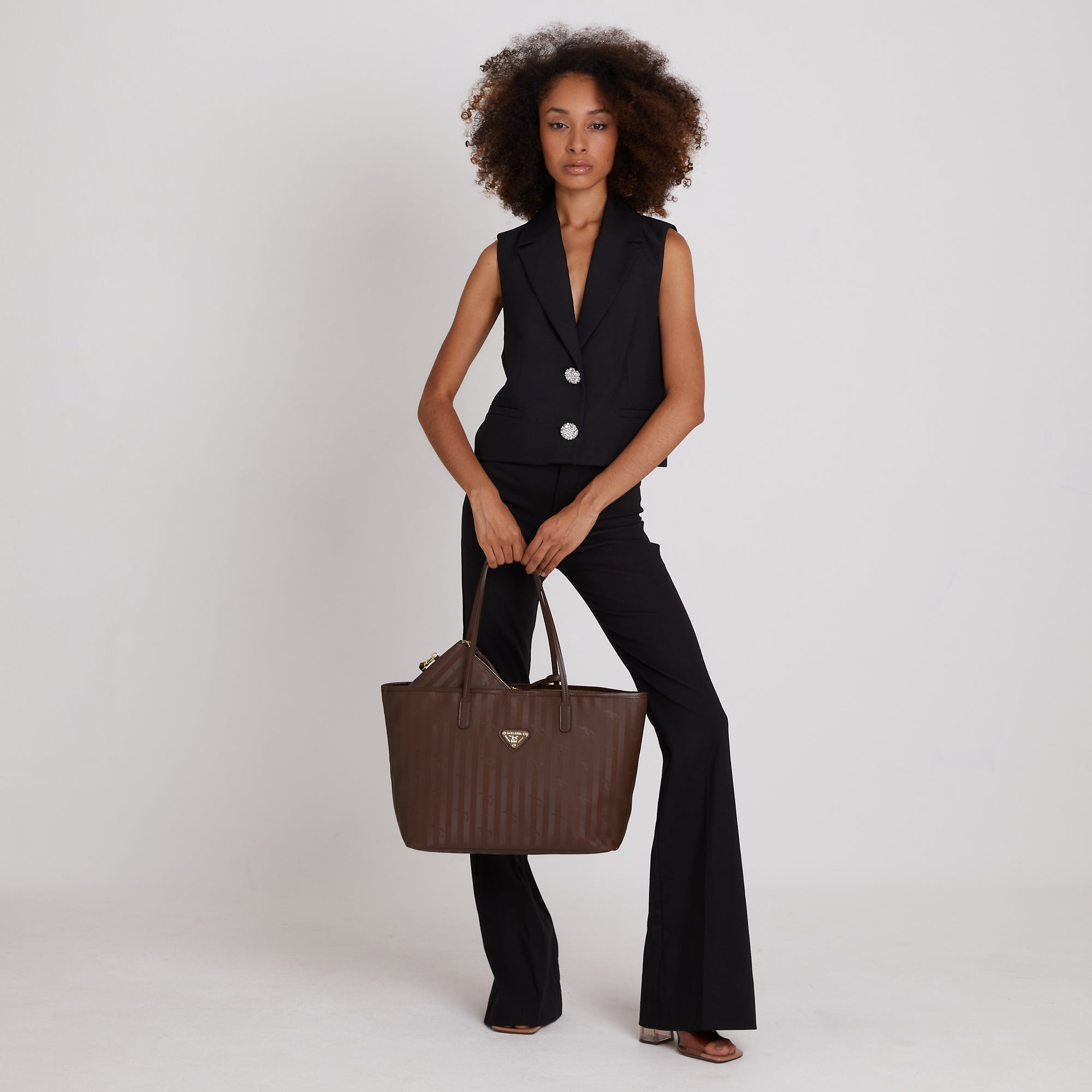 BERN | Shopper terra braun/gold - on body