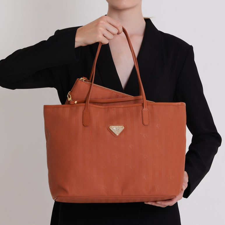 BERN | Shopper sahara braun/gold - close up