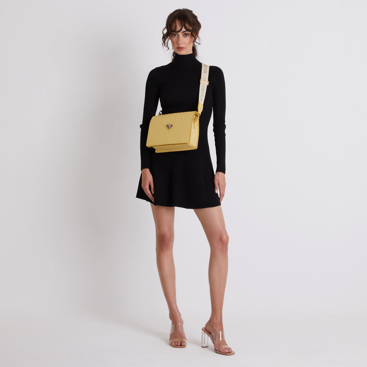 WIL | Umhängetasche ginger gelb/gold - on body