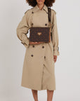 WIL | Umhängetasche Pecarus braun/beige/gold - ON BODY