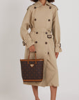 RANDA | Shopper Pecarus marron/or