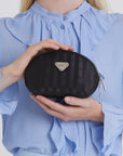 GAEBRIS | Necessaire classic schwarz/silber - on body¨
