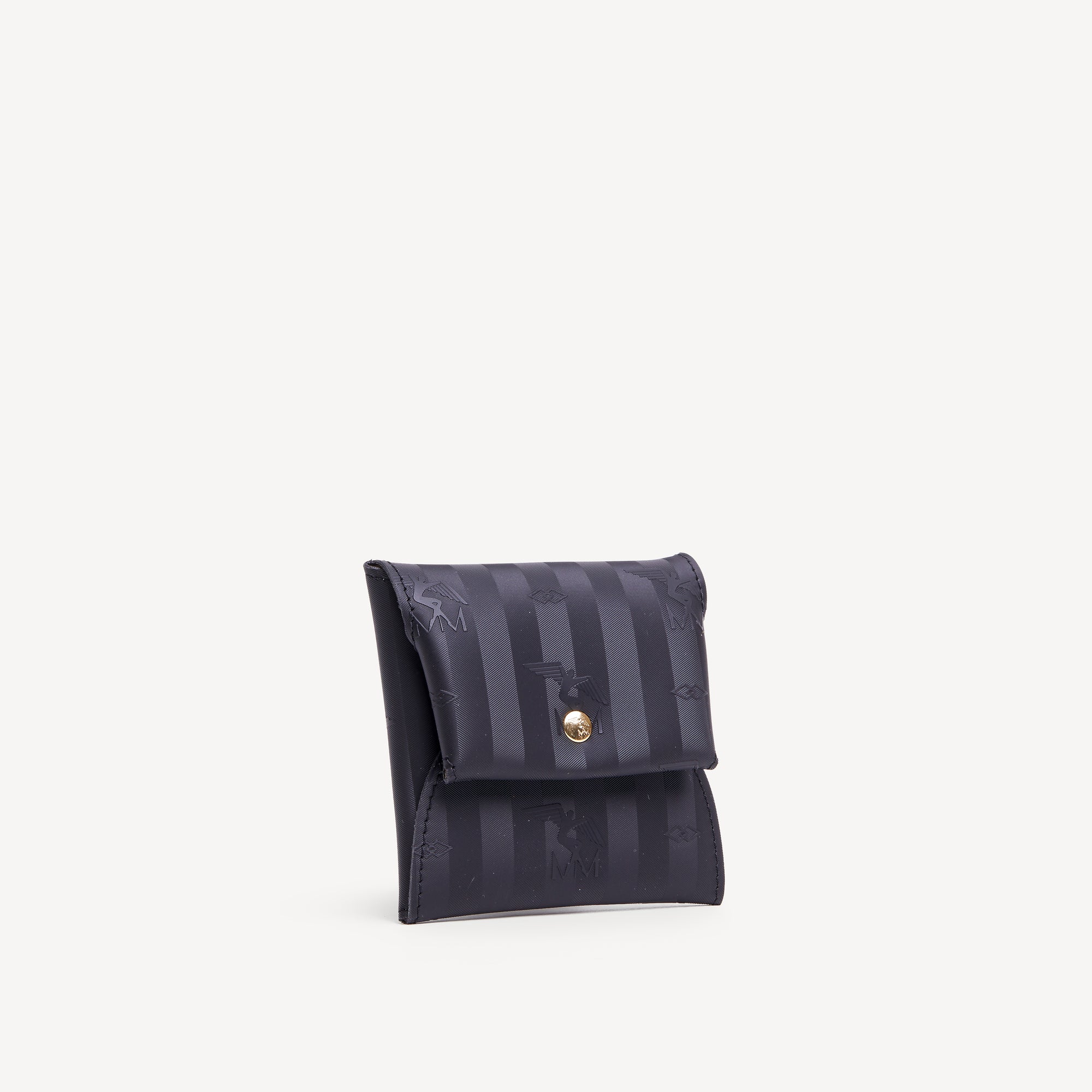 KANDER | Portemonnaie classic schwarz/gold - seitlich