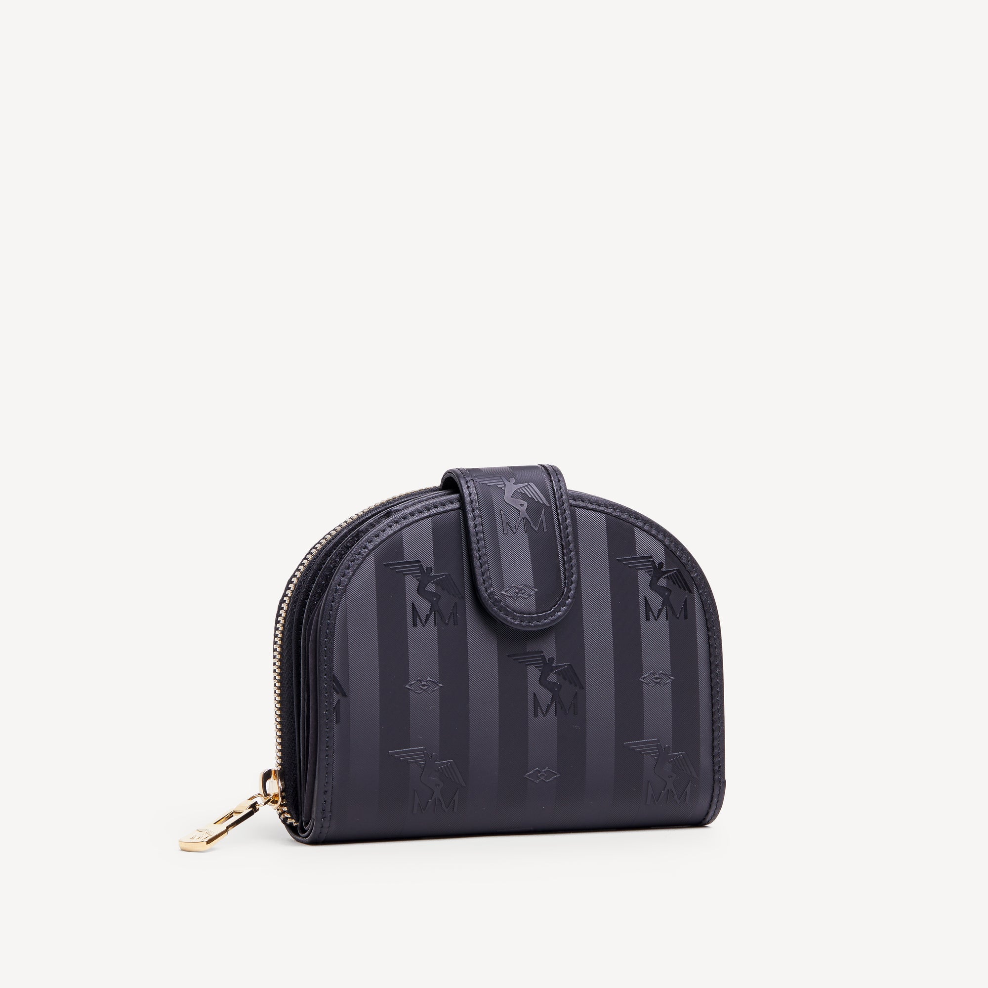 PIZ KESCH | Portemonnaie classic schwarz/gold - frontal