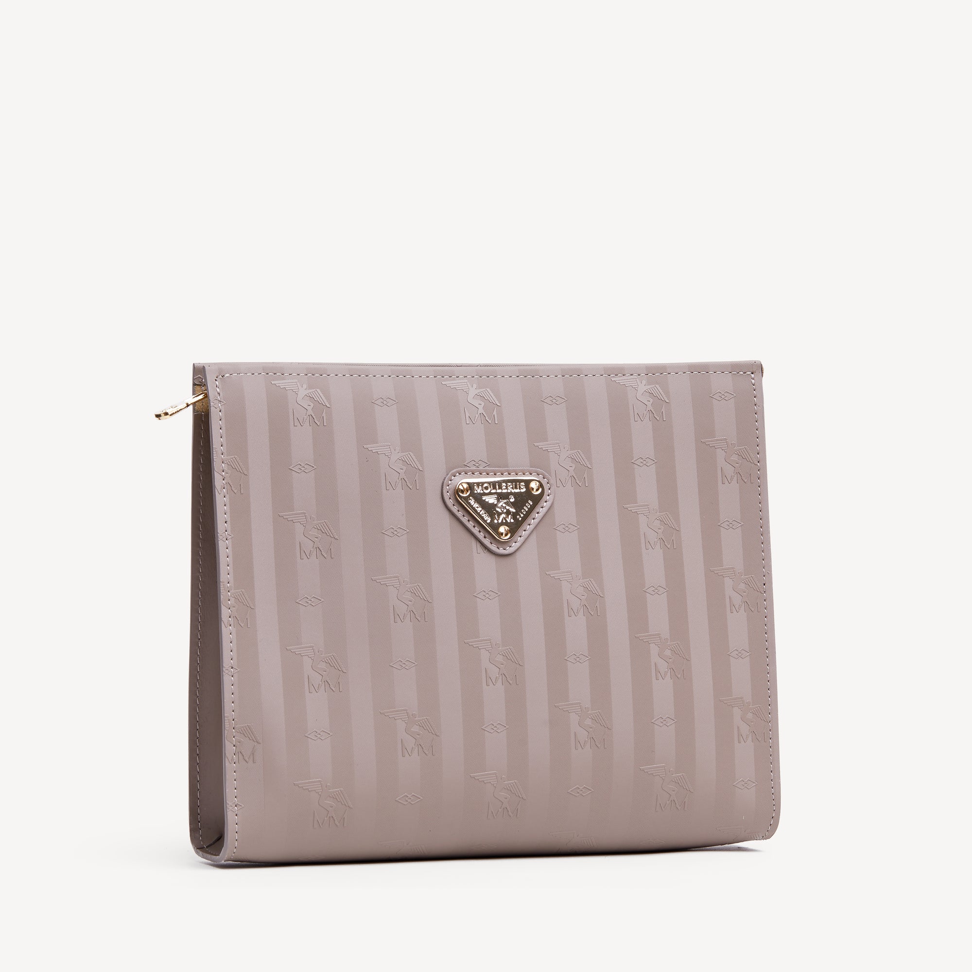 REUTE | Necessaire taupe grau/gold- frontal