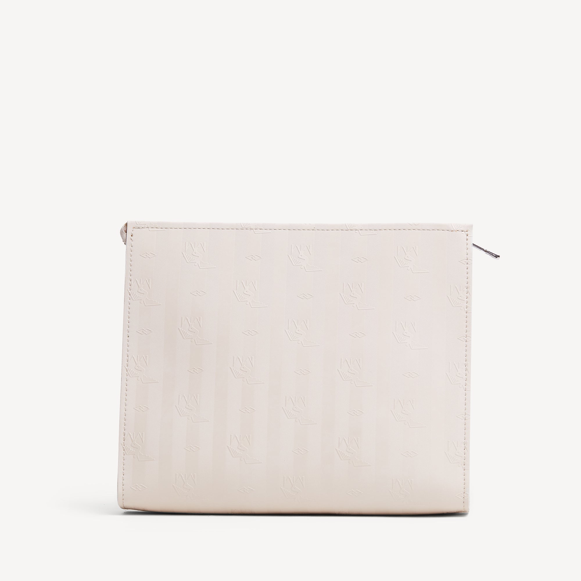 REUTE | Necessaire pearl weiss/silber- von hinten
