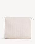 REUTE | Necessaire pearl weiss/silber- von hinten