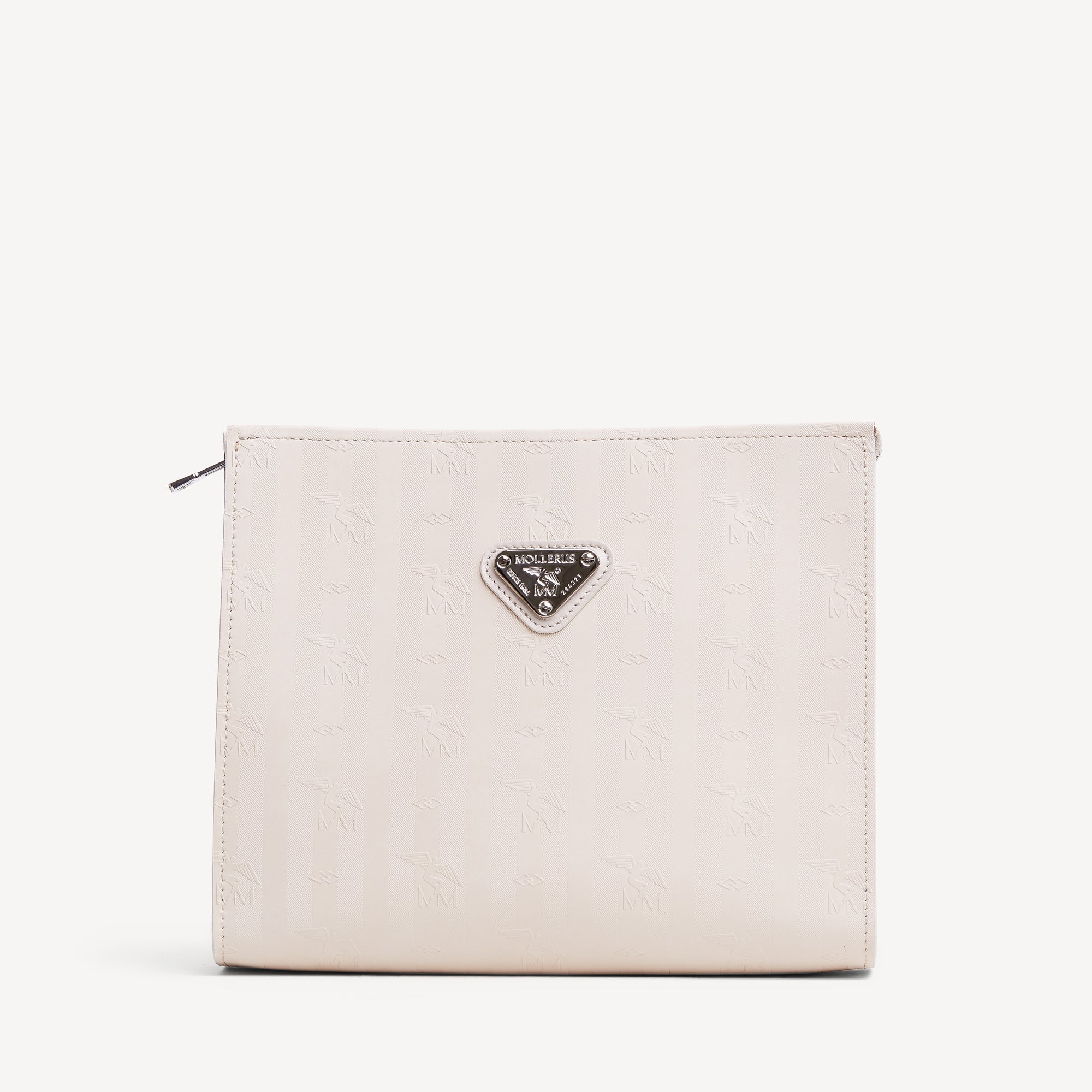REUTE | Necessaire pearl weiss/silber- frontal