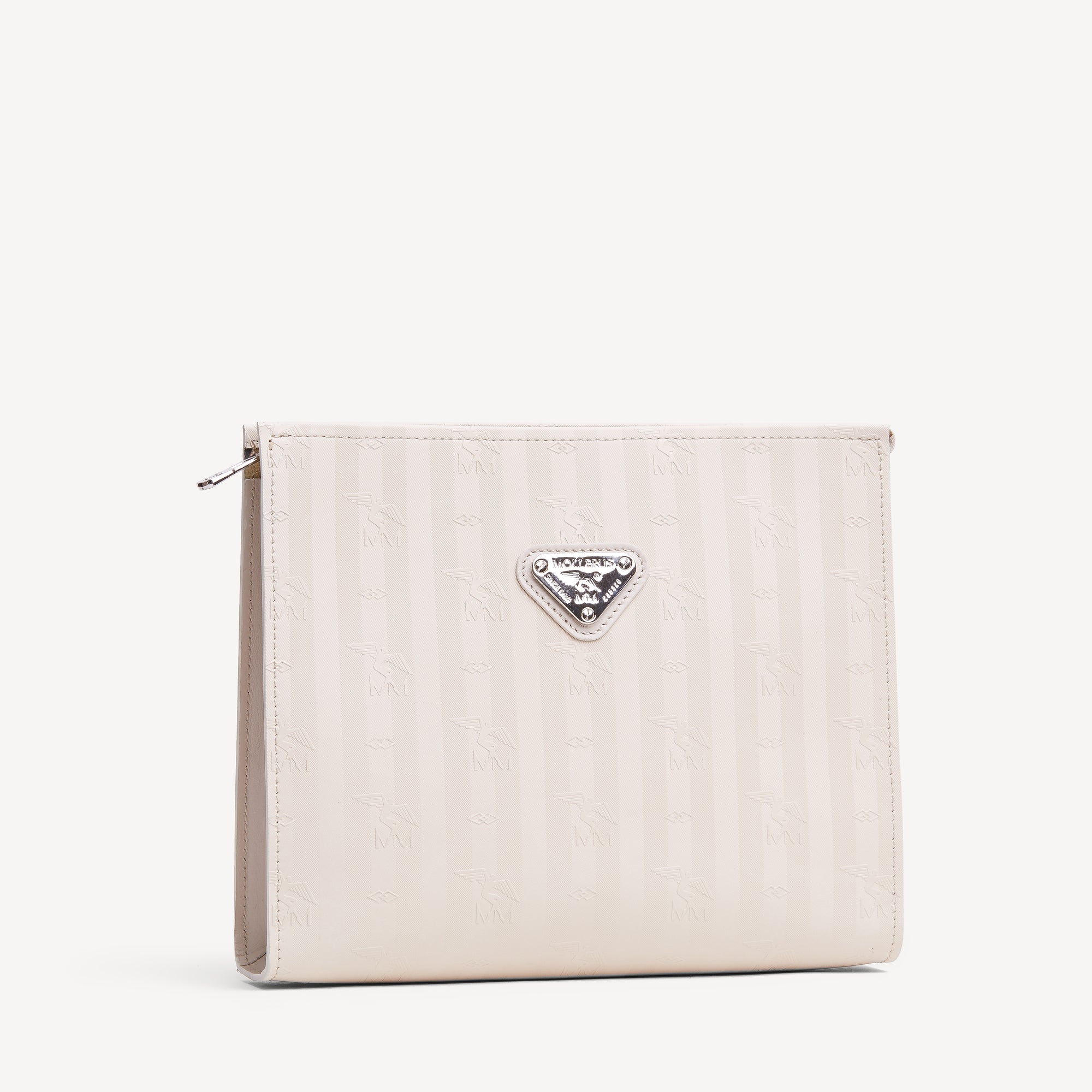 REUTE | Necessaire pearl weiss/silber- frontal