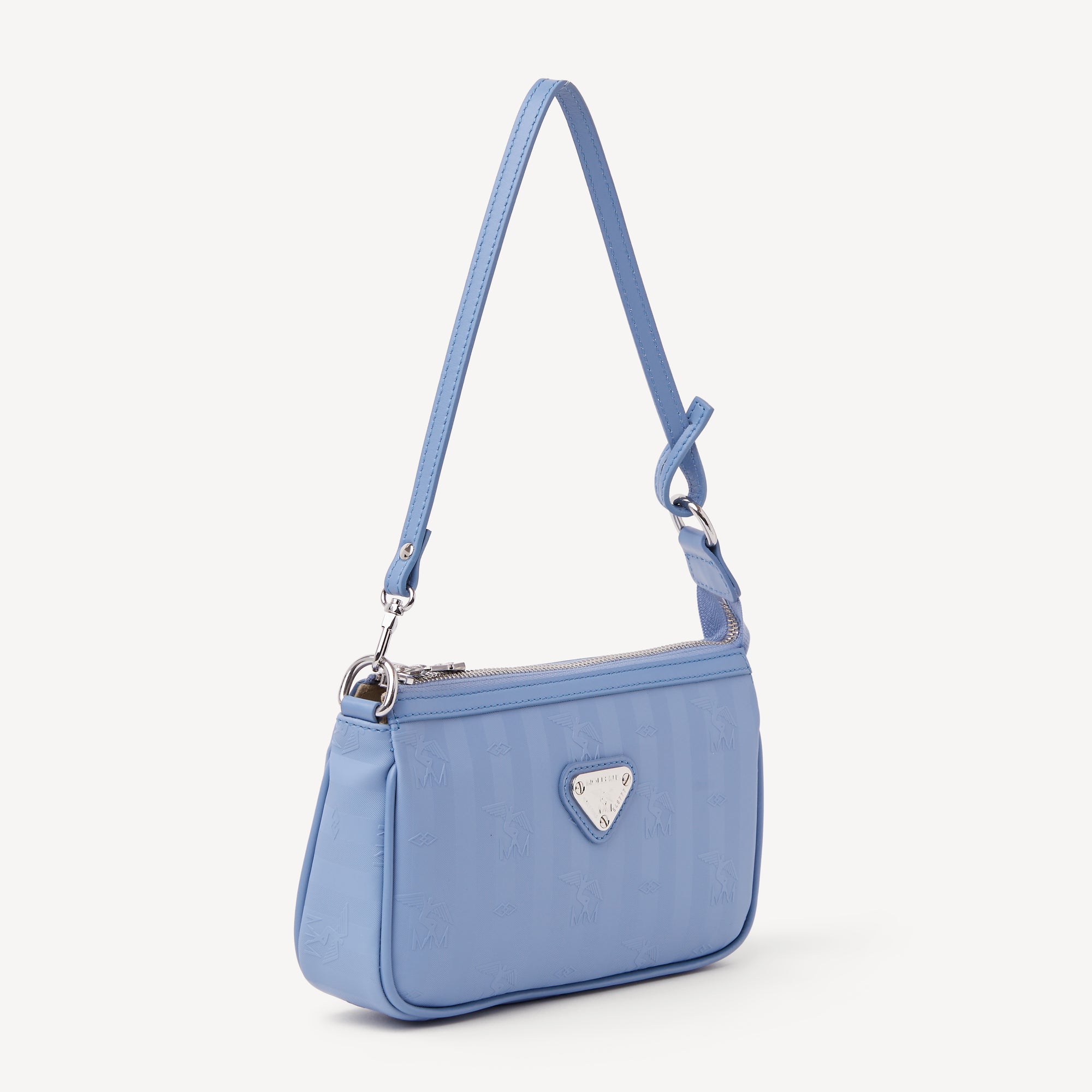 MISSY | Schultertasche sky blau/silber - SEILTICH
