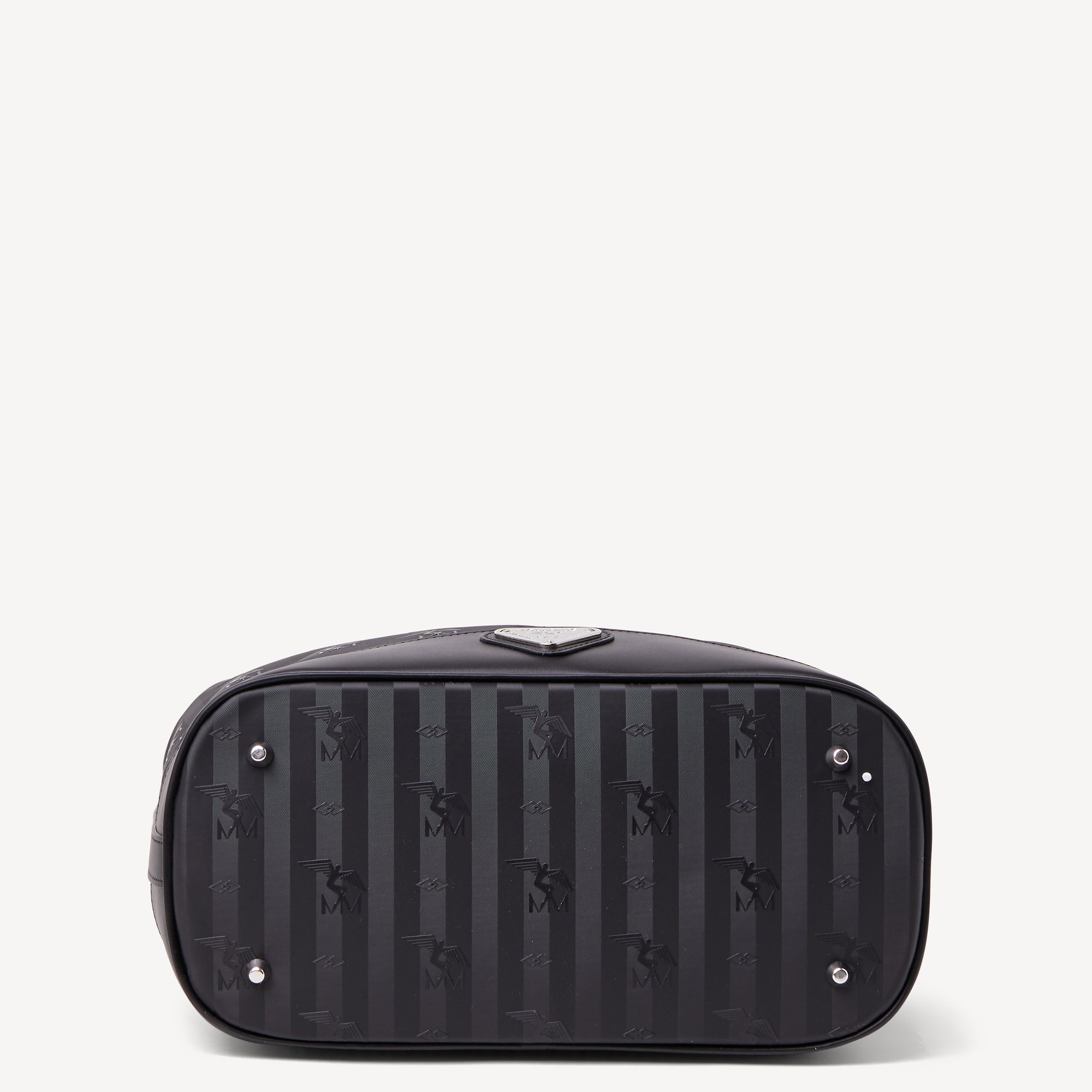 NIESEN | Beuteltasche classic schwarz/silber - VON UNTEN