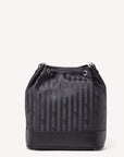 NIESEN | Beuteltasche classic schwarz/silber - VON HINTEN