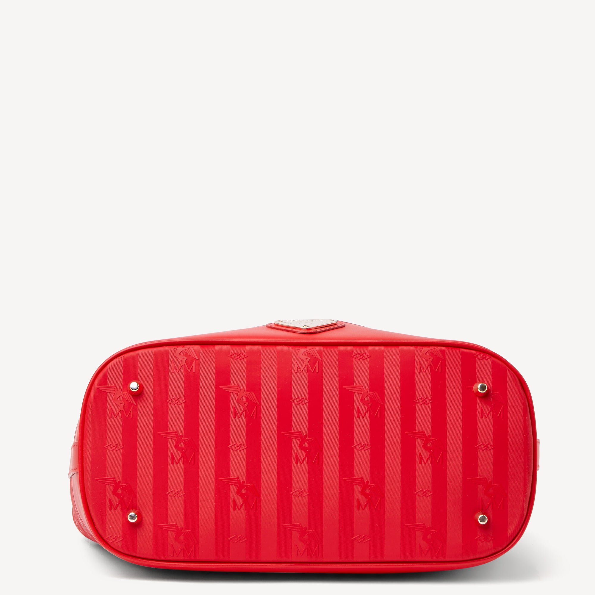 NIESEN | Beuteltasche cherry rot/gold - von unten