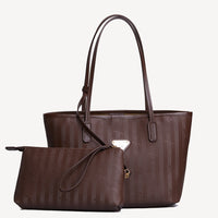 GENF | Shopper terra marrone/oro