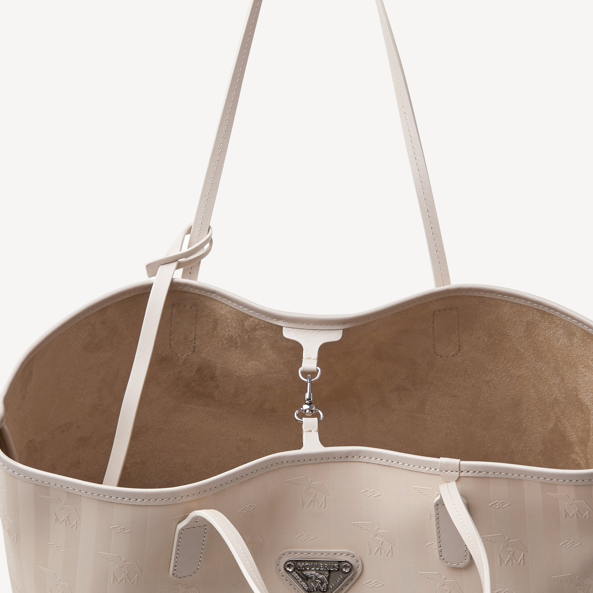 BERN | Shopper pearl weiss/silber - INNENFUTTER