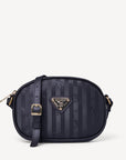 ORVIN | Umhängetasche classic schwarz/gold - frontal