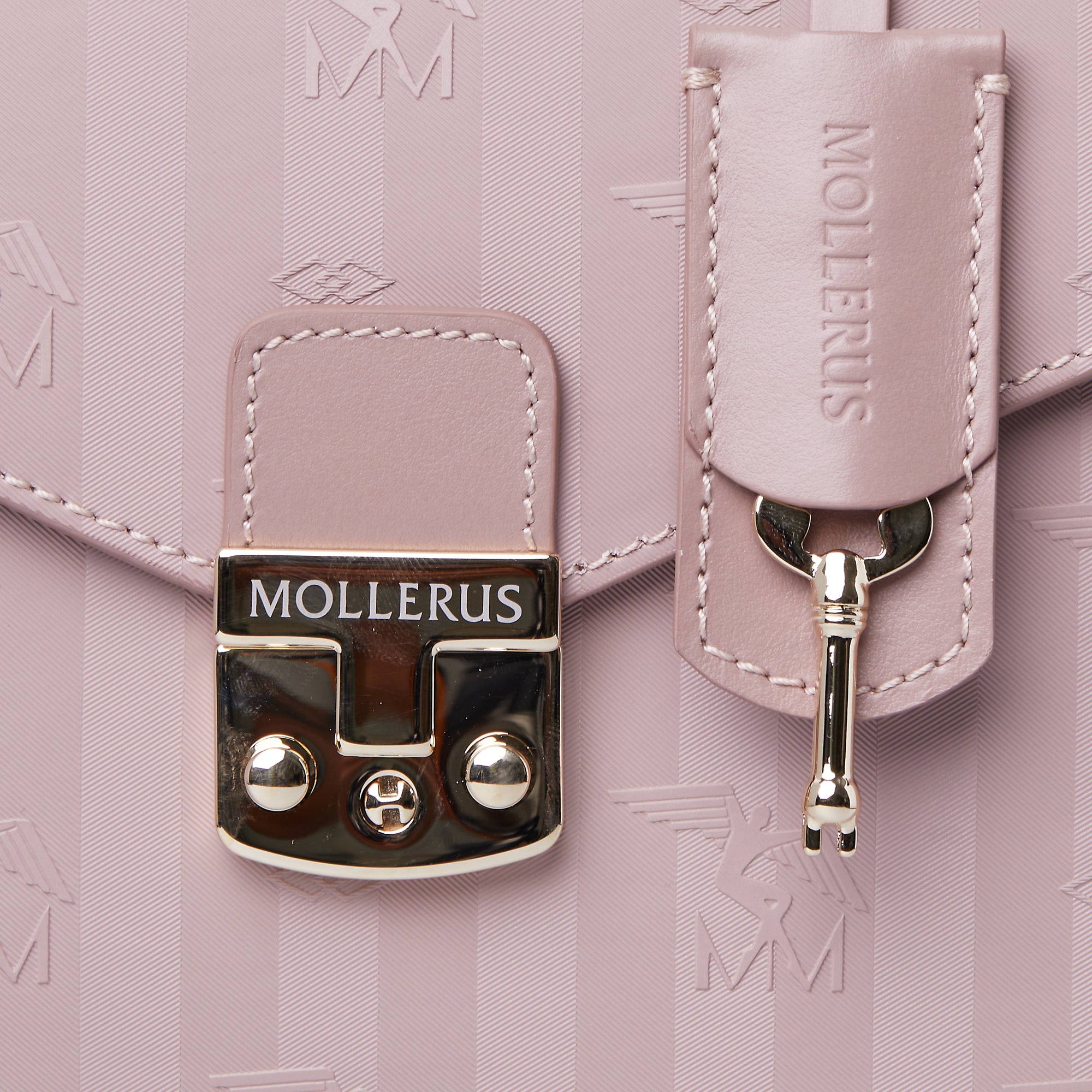 MARLY | Umhängetasche soft rosé/gold  - von unten