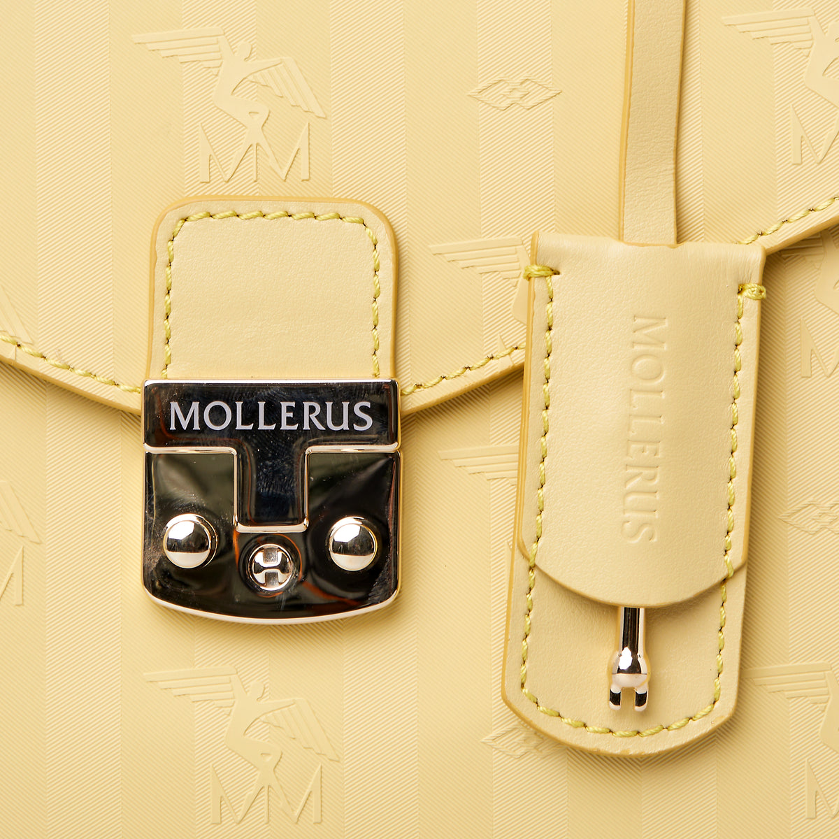 MARLY | Umhängetasche ginger gelb/gold- detail