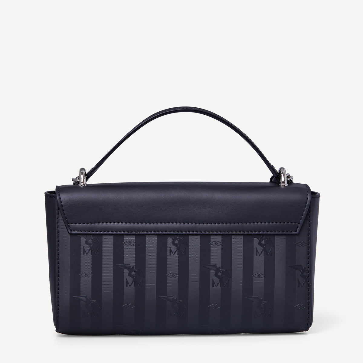 ROVIO | Kettentasche classic schwarz/silber - von hinten