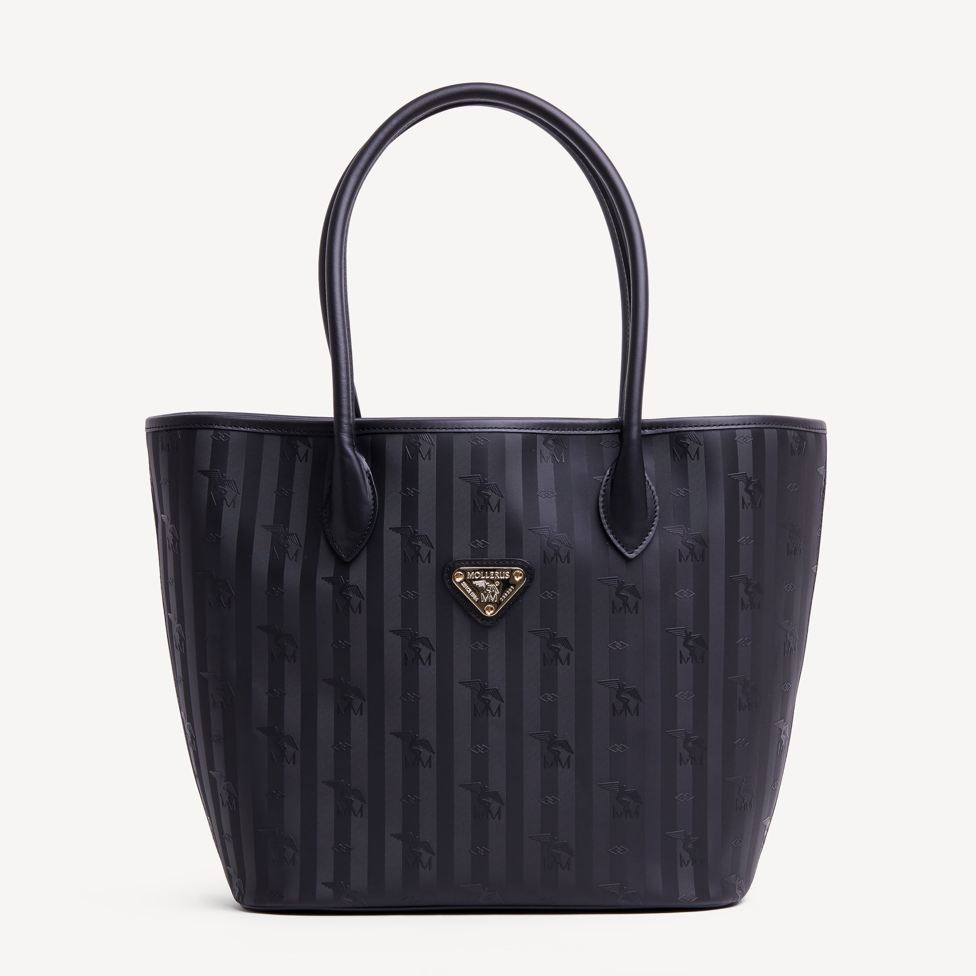 SEEHOF | Shopper classic schwarz/gold - frontal