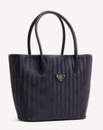 SEEHOF | Shopper classic schwarz/gold- seitlich