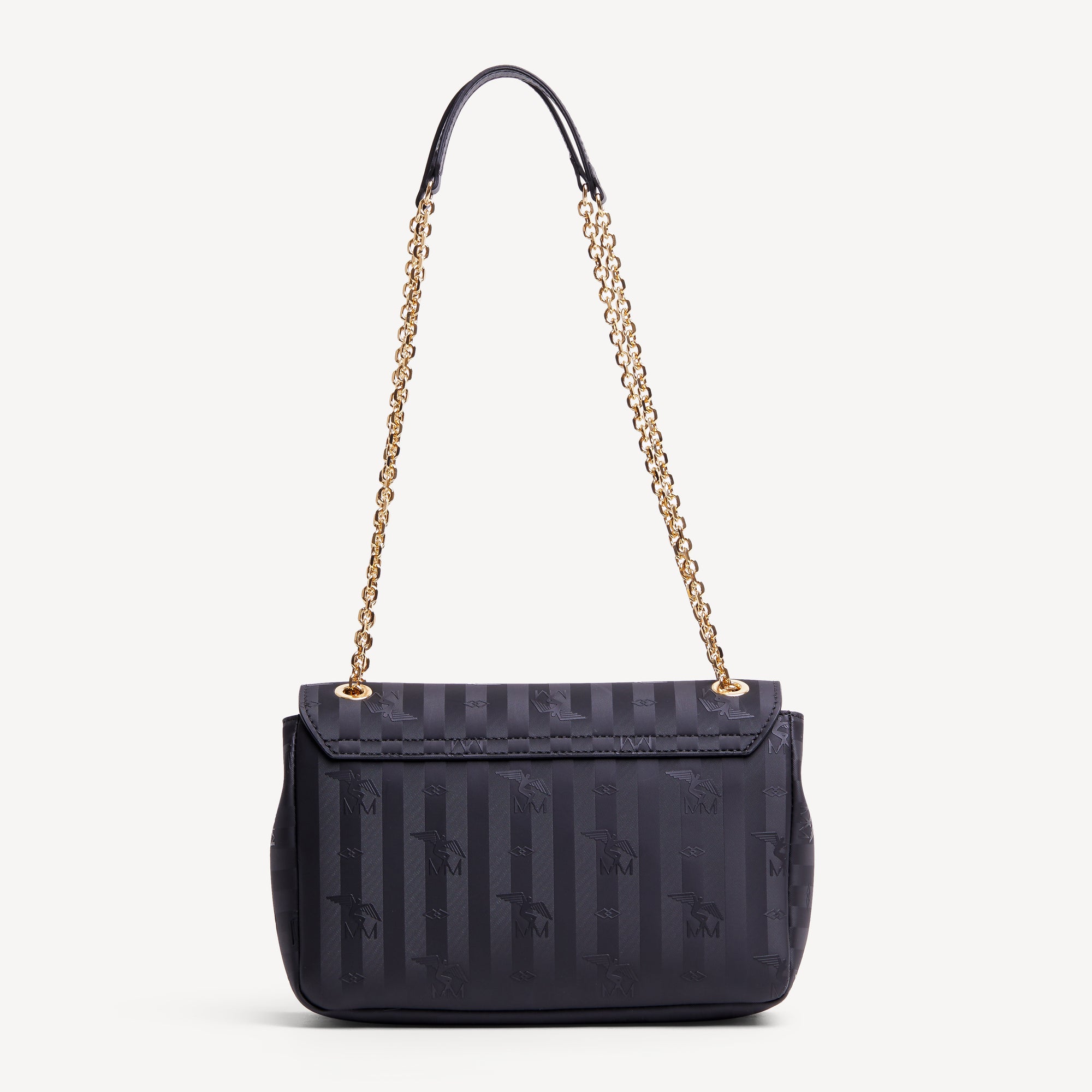 GOLDACH | Kettentasche classic schwarz/gold - VON HINTEN